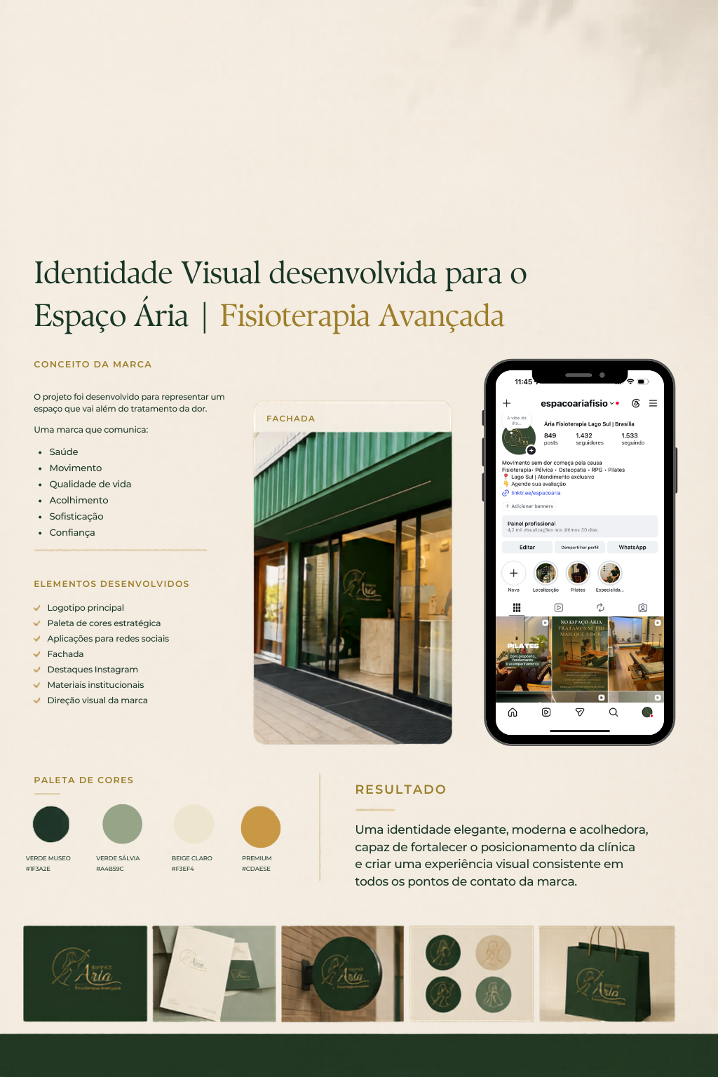 Identidade visual · Espaço Ária